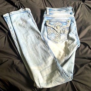 Grace in LA; light wash jeans